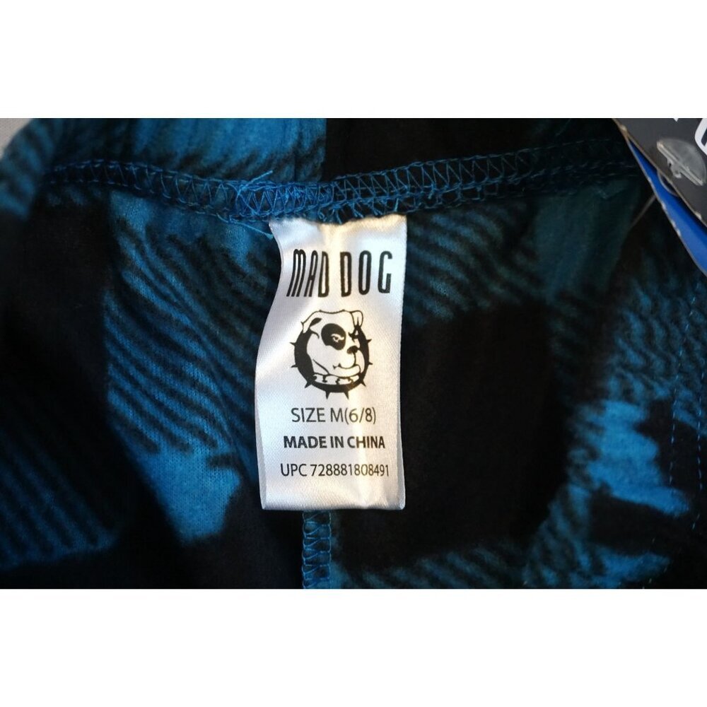 Mad Dog Boys Fleece Pajama Sleep Pants - Size M (6/8), NWT - Picture 3 of 8